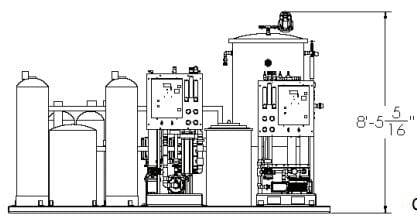 Type II High Purity Water Dimension