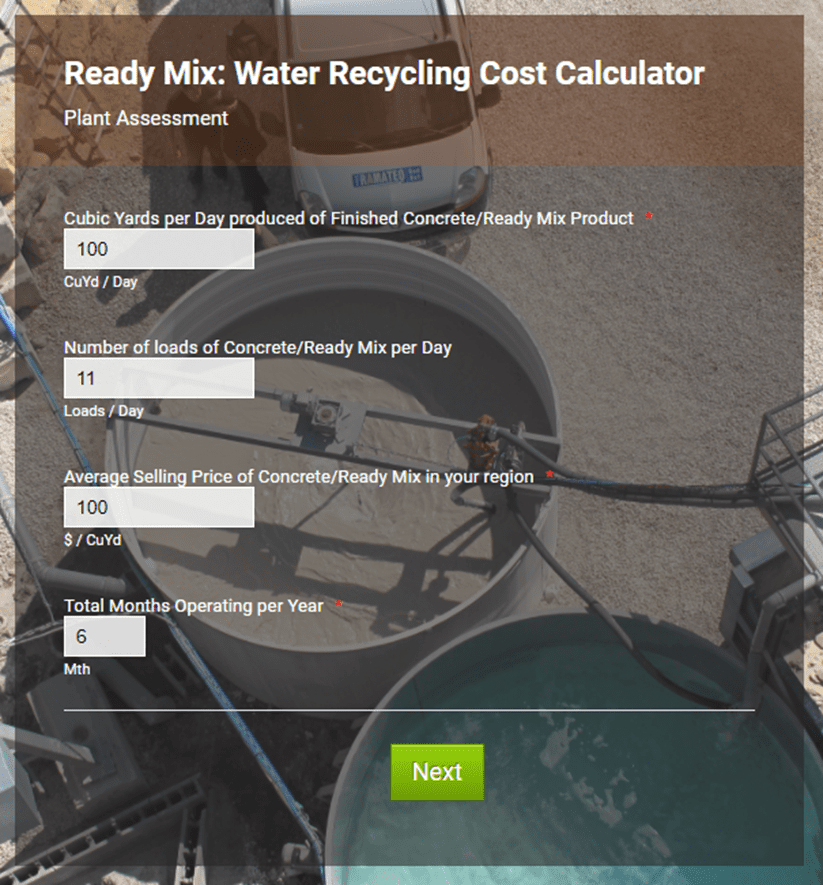 Concrete Production ROI Calculator