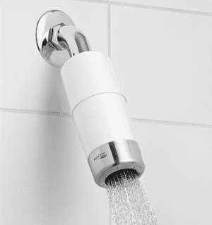 Shower filters protecting against Legionella