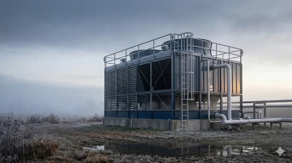 Seasonal cooling tower management — shutdown and startup considerations